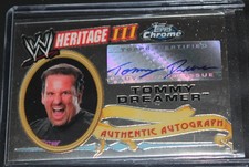 2008 WWE Heritage 3 Topps Chrome Tommy Dreamer Autograph