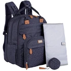 XL Diaper Bag Backpack, Expandable Baby Bag - Travel Essentials Baby Bag Tote