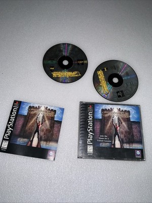 Chronicles Of The Sword Ntsc USA 2 Disc Sony PlayStation 1 PS1 mit Handbuch sehr guter Zustand