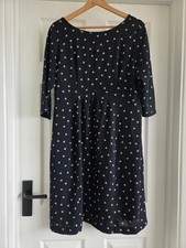 Seraphine Maternity Black Floral Spots Size 14 Excellent Condition