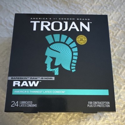 Trojan BareSkin Raw Condoms - 24 count
