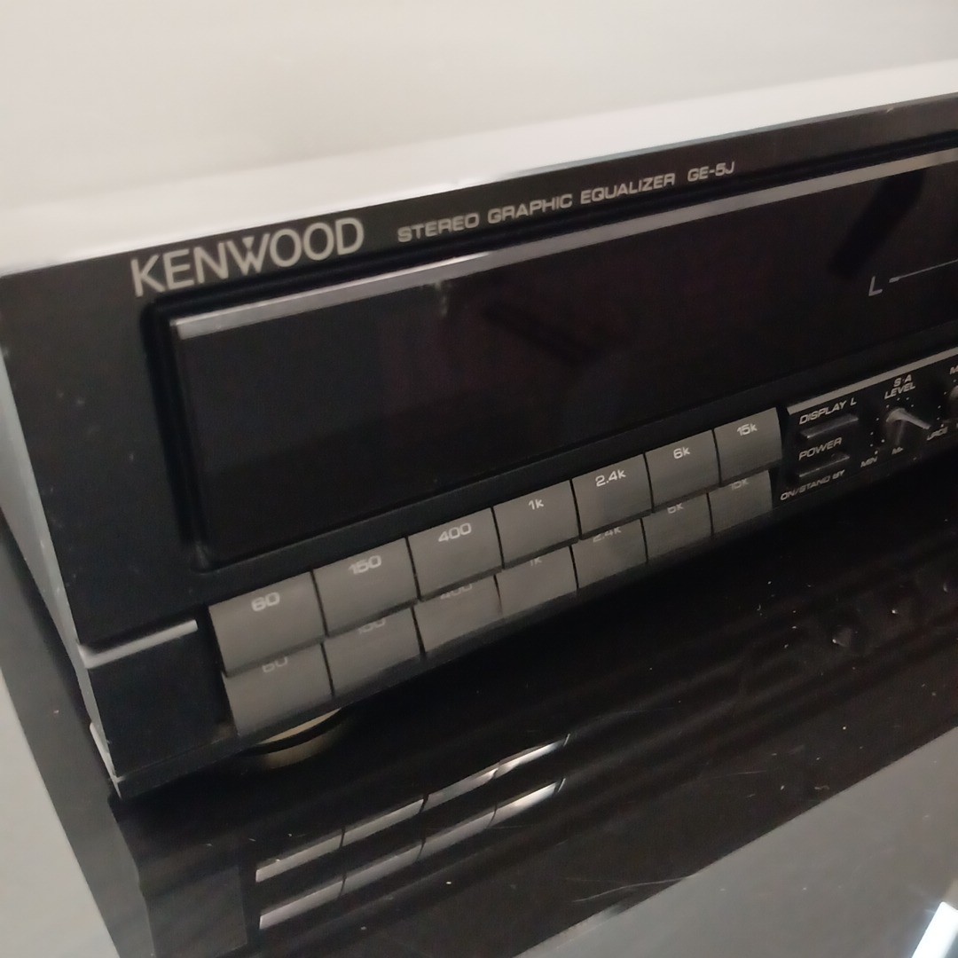 Kenwood GE-5J 7-Band Graphic EQ Stereo LCD Spectrum Analyzer 100V