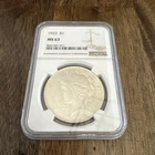 1922 Peace Dollar NGC MS 63