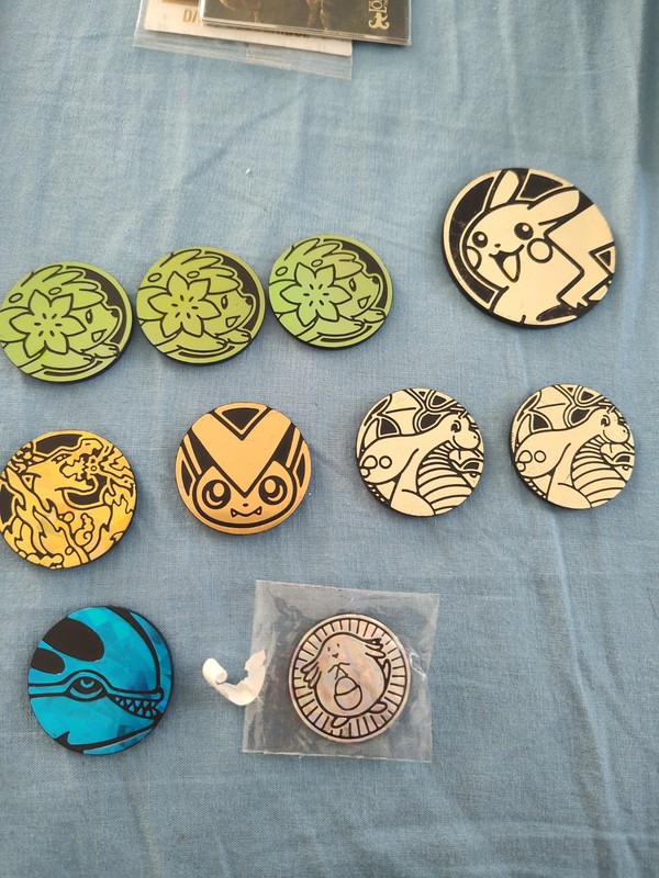 Pokémon Lot Of Coins & Pins
