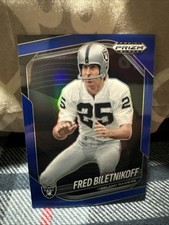 2025 PRIZM BLACK #109 FRED BILETNIKOFF BLUE /199
