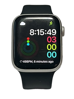 Apple Watch Series 5 GPS, 44mm Silver Aluminum Case | eBay