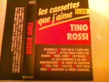 Tino Rossi Les Cassettes Que J'aime - Cassette