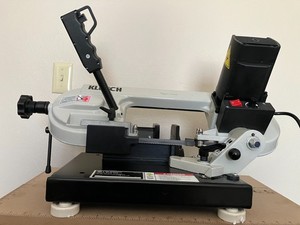 Klutch desktop metal cutting band saw, 3in x 4in