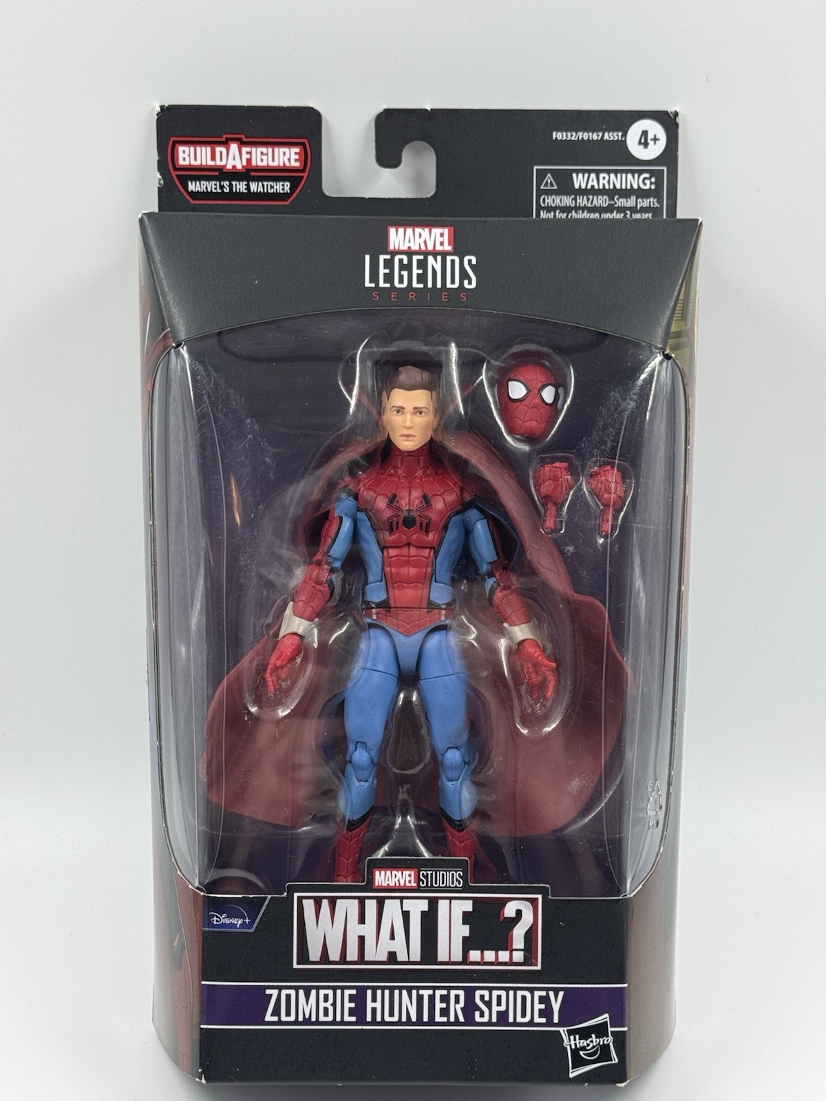 Hasbro Marvel Legends Series What If...?  Zombie Hunter Spidey Action Figure Nib