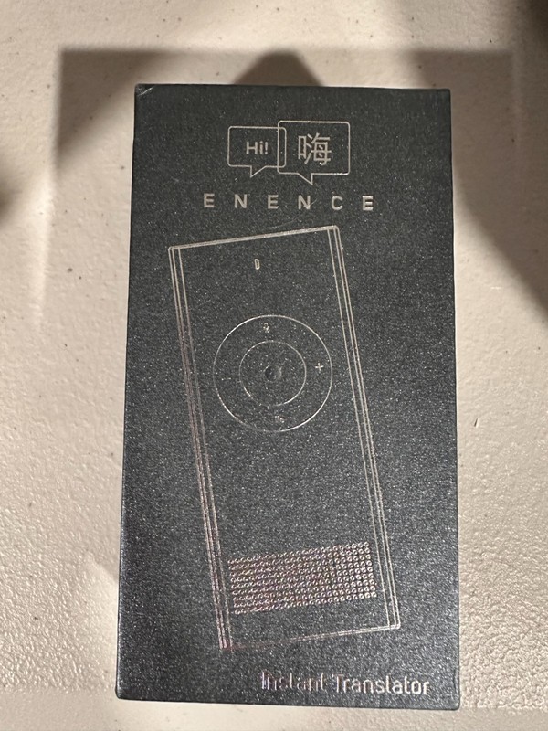 Enence Instant Translator Personal Language Assistant, Two-Way, Rechargeable