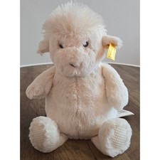 Steiff Soft Cuddly Friends Wooly Lamb Plush Sheep Cream 11 inch 240577 New