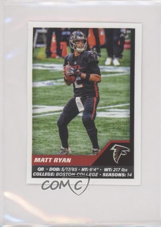2021 Panini NFL Sticker & Card Collection Stickers Matt Ryan #427 0q3