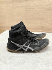 ASICS Matcontrol 2 Wrestling Shoes Mens Size 11 Black Silver 1081A029 Boots