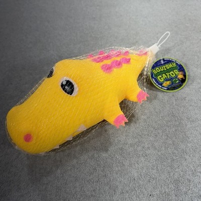  PPNC Squishy Chomp Chomp Gator Yellow, Pink Jumbo Stress Relief NWT Viral  