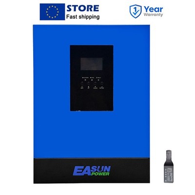 Easun 6.2kW Hybrid Solar Wechselrichter 48V Off Grid 120A MPPT +WiFi maxPV 8500W