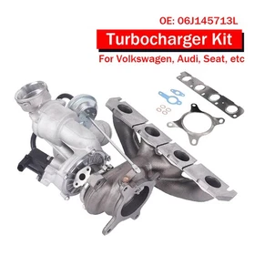 Turbolader Für Seat Audi Q3 Skoda VW Mit Dichtung Neu Abgasturbolader 06J145713L