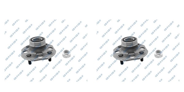 GSP 2X Radnabe Radlagersatz Hinten FüR Honda Accord V Rover 600 CE CF CC7 CD-image