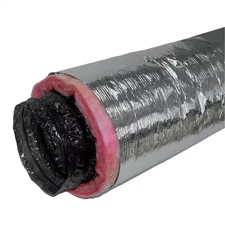 Everbilt 7 in. x 25 ft. Insulated Flexible Duct R8 Silver Jacket F8IFD7x300