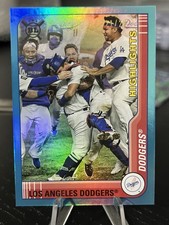 2021 TOPPS BIG LEAGUE LOS ANGELES DODGERS BLUE FOIL /25 #286 SSP DODGERS