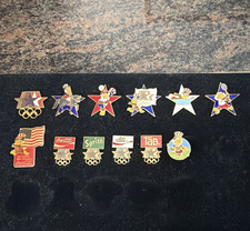 1984 Los Angeles Olympics Pin Set - Coca-Cola Sprite Tab Diet Coke