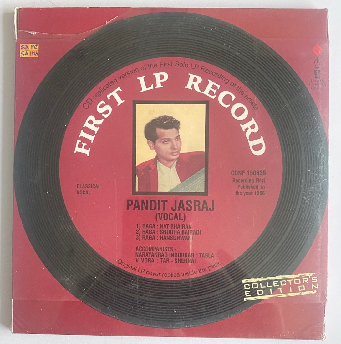 Pandit Jasraj - First LP Record CD. Collectors Edition. NEW. SEALED.     CD
