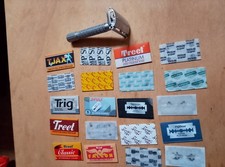 Rasoio sicurezza Timor A farfalla  Manico 8 Cm (usato) Più 20 Lamette Campione