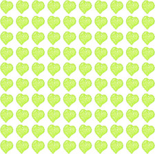 Green Acrylic Leaf Bead Charms 15x15mm Leaves Pendant Hanging Ornaments for Earr