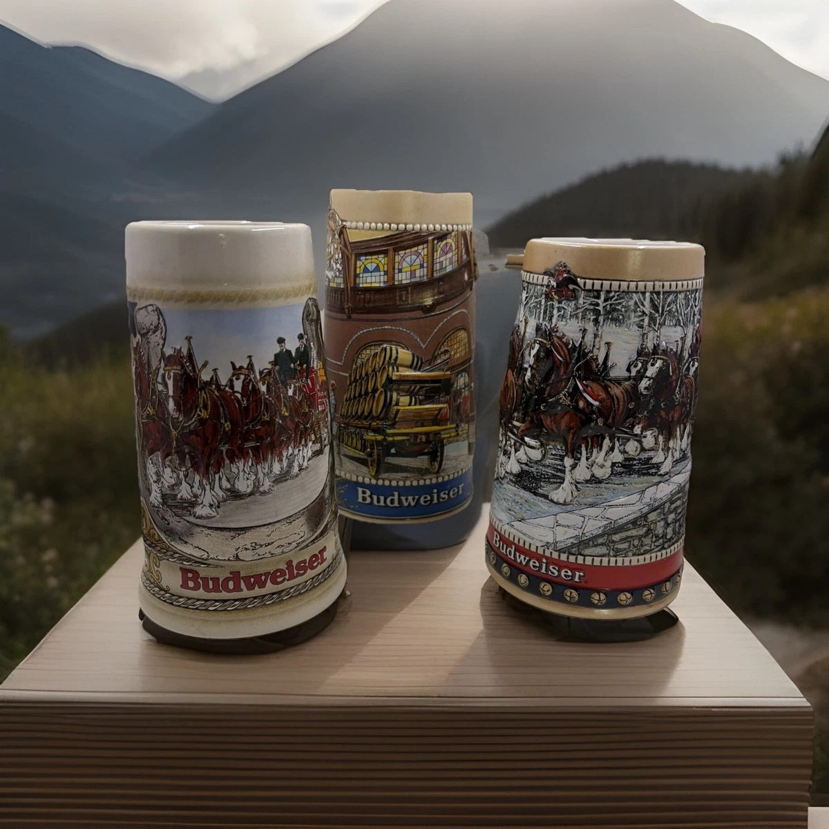 Budweiser Collector Steins In Collectible Budweiser Beer Glasses
