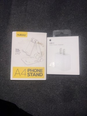 Nulaxy Phone Stand and Usbc Power Adapter for Smartphones