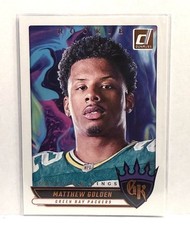 2025 Donruss #RGK-MGN Matthew Golden (RC) Gridiron Kings Rookie Packers