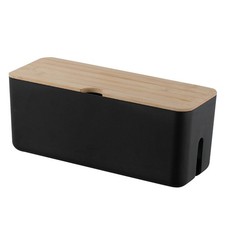 Plastic Charging Cable Container Cable Cord Line Box Home Cord Organizer