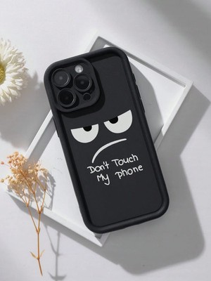 Don't Touch My Phone Hülle für iPhone Samsung Galaxy Matt TPU Stoßfest Cover
