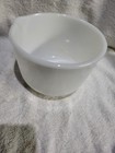 2 Vintage Glasbake for Sunbeam Large White Milk Glass Mixer Mixing Bowls — photo 5