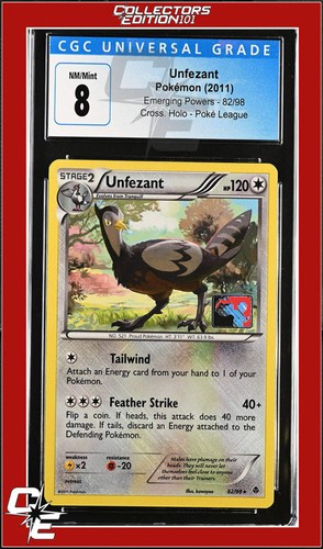 Unfezant graded CGC 8 for sale on eBay
