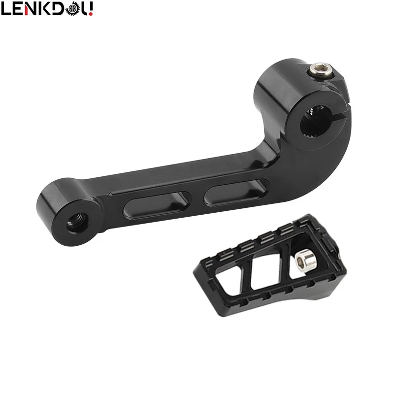 Palanca de cambios de control medio CNC para Harley Sportster XL 883 1200 04-22 negra Foto 4 de 4