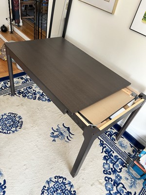 IKEA EKEDALEN Dining table extendable darkbrown | eBay