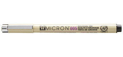 Pigma Micron Black Marking Pen 005 20mm Permanent Waterproof Fade Resistant