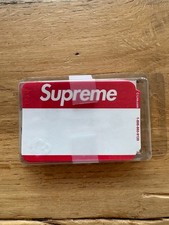 SUPREME NYC Name Tag Labels 100 Count Box, My Name is NEW in box