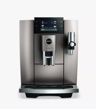 JURA E8 Coffee Machine Automatic Bean to Cup Silver C Grade