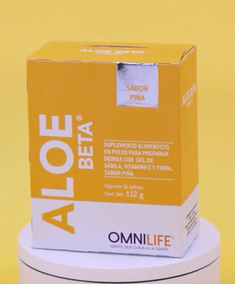 OML Aloe Beta   16 Sachets Box, Net Wt. 112g   Aloe-Based Nutritional Supplement
