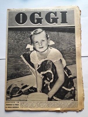 Oggi 1950 #13 Denise Cardi Pia Lindstrom Michele Morgan