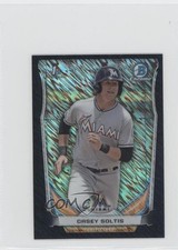 2014 Bowman Chrome Minis Black Shimmer Refractor Casey Soltis #26 0a7