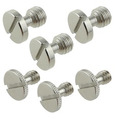 6 PCS Camera Quick Release Screws 3pcs 3/8 Inch And 3pcs 1/4 Inch Tripod