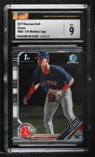 2019 Bowman Draft Chrome Matthew Lugo #BDC-139 CSG 9 Mint 0h2x