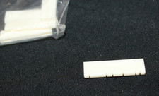 Mountain Dulcimer Nut Bridges, Bone Delrin, 1 3/8" Wide  One count