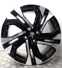 PEUGEOT 2008 17" BLACK DIAMOND CUT ALLOY WHEEL 9828186080 (W-561)
