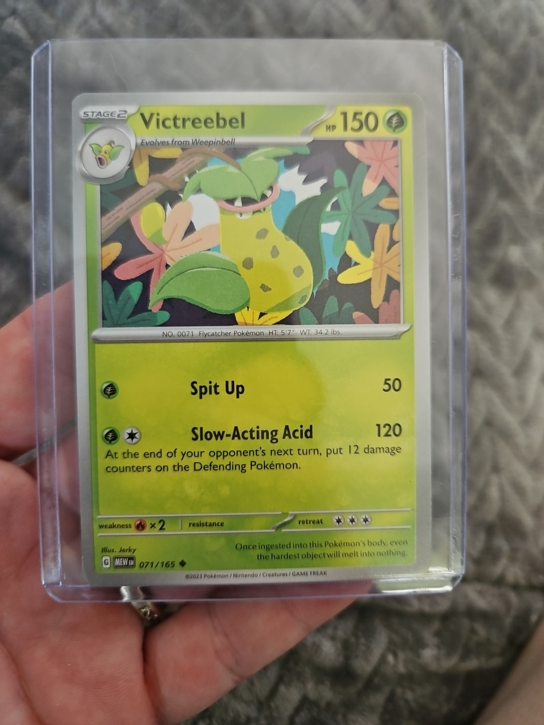 Victreebel 71/165 Scarlet & Violet 151  Pokemon TCG PACK FRESH Free Shipping 