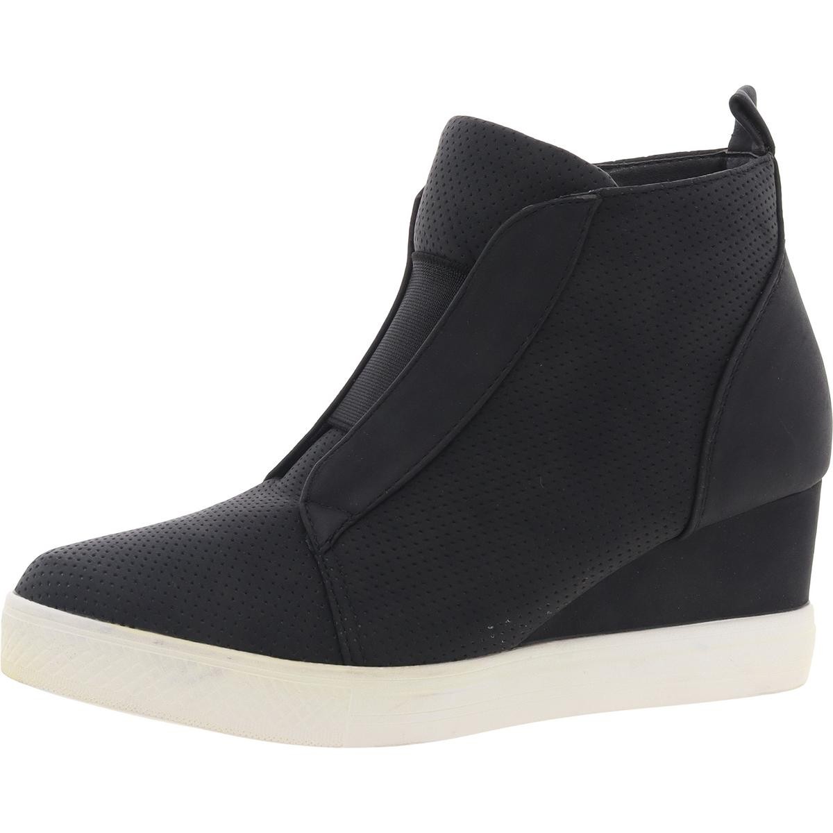 Женские черные ботинки на танкетке с перфорацией типа броги Catherine Malandrino 85 Medium BM BHFO 7988 13290₽