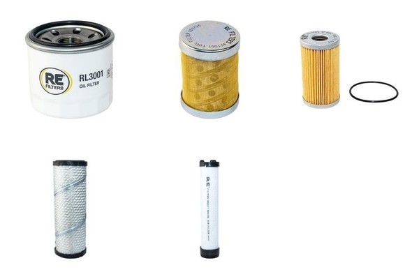 Filter Service Kit FüR Venieri 3063 Luft ÖL Kraftstoff W/Yanmar 4TNE88-EV1 Eng-image