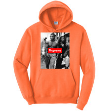 NEW RETRO KINGS THUPREME STRUT NEON ORANGE Hoodie SMALL-4XLARGE MADE IN USA